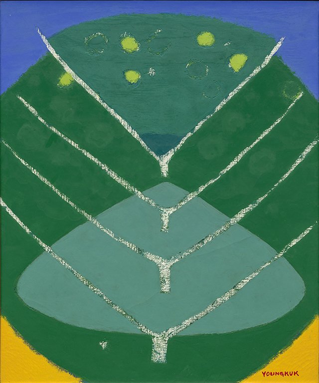 유영국, Work, 1981, 캔버스에 유채, 73×61cm ⓒ유영국미술문화재단
