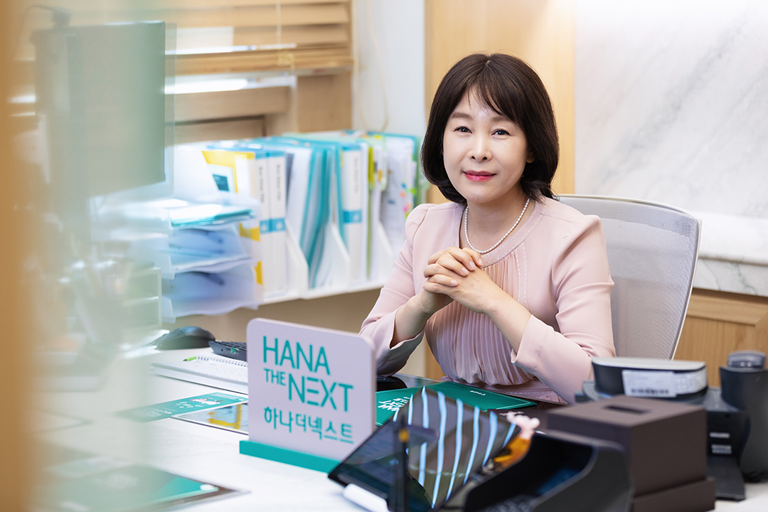 하나은행 하나더넥스트 영등포 라운지 윤경숙 팀장